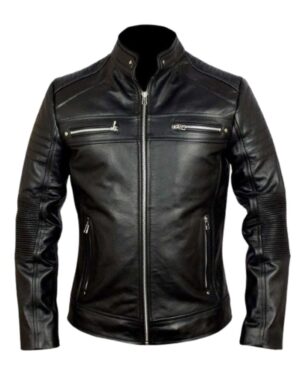 Cafe Racer leather Jacket