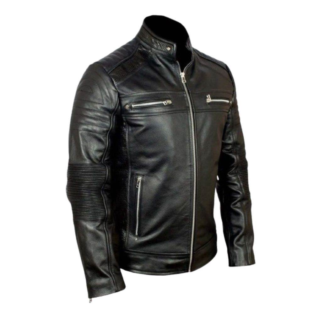 Cafe Racer leather Jacket